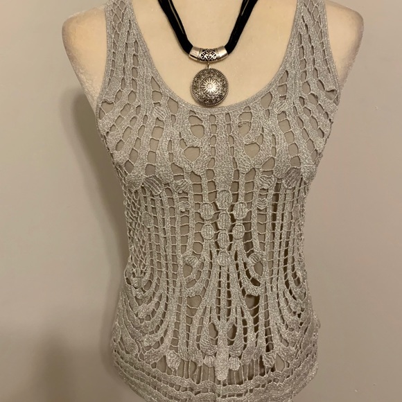 Express Tops - Express M/L TANK TOP! Shiny material very nice!